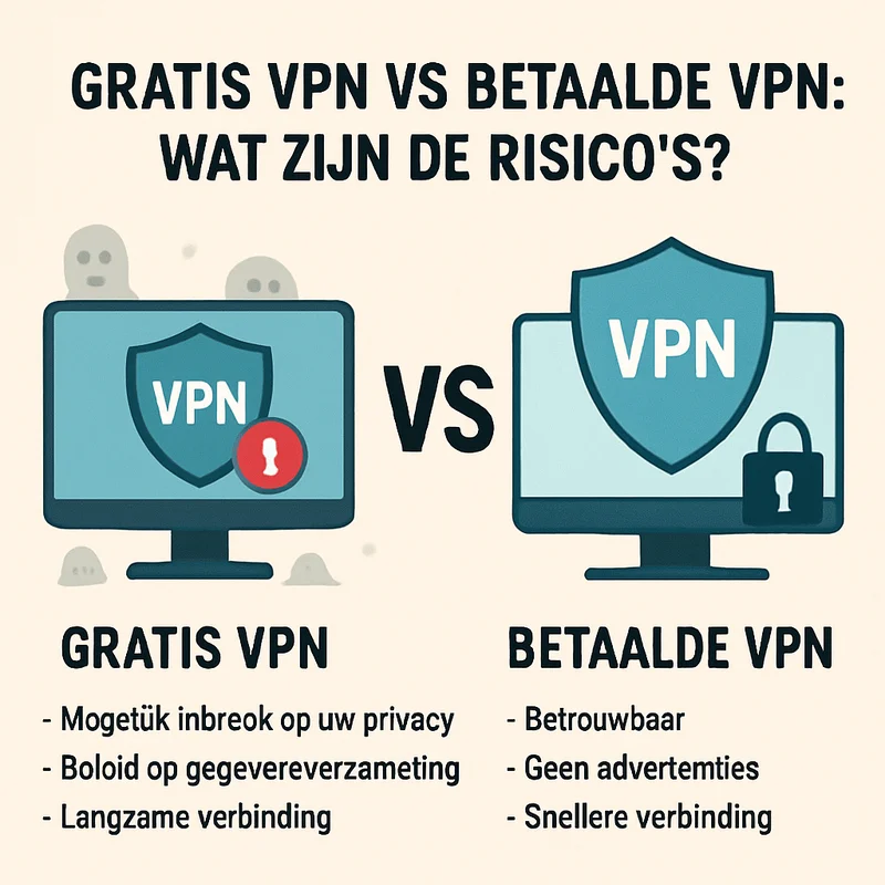 Gratis VPN vs betaalde VPN: wat zijn de risico’s?