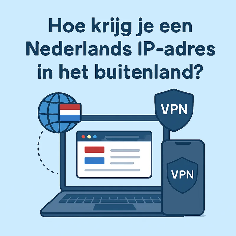 Hoe krijg je een Nederlands IP-adres in het buitenland?
