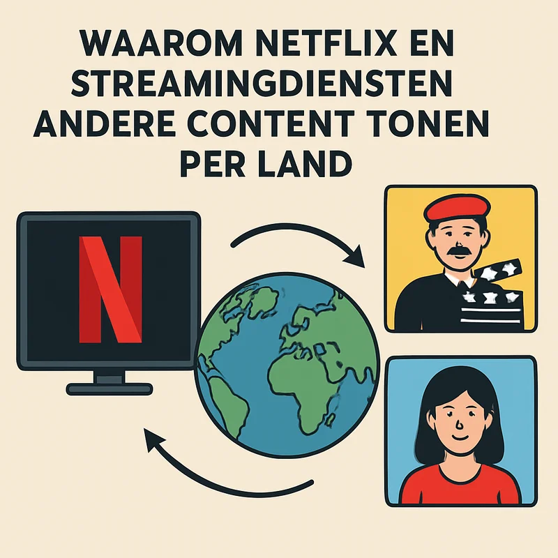 Waarom Netflix en streamingdiensten andere content tonen per land