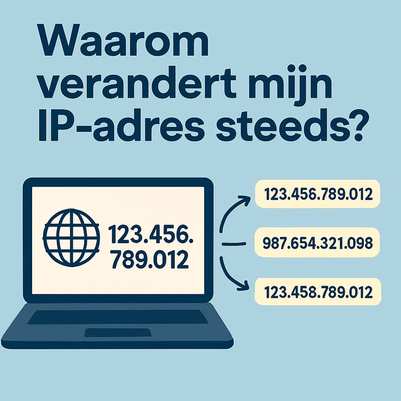 Waarom verandert mijn IP-adres steeds?