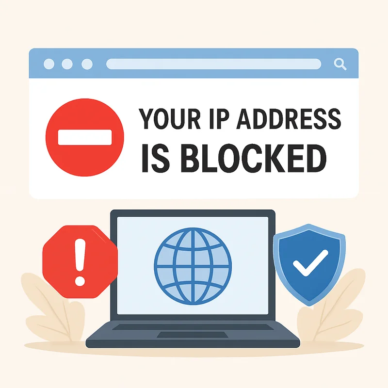 Wat te doen als een website je IP-adres blokkeert
